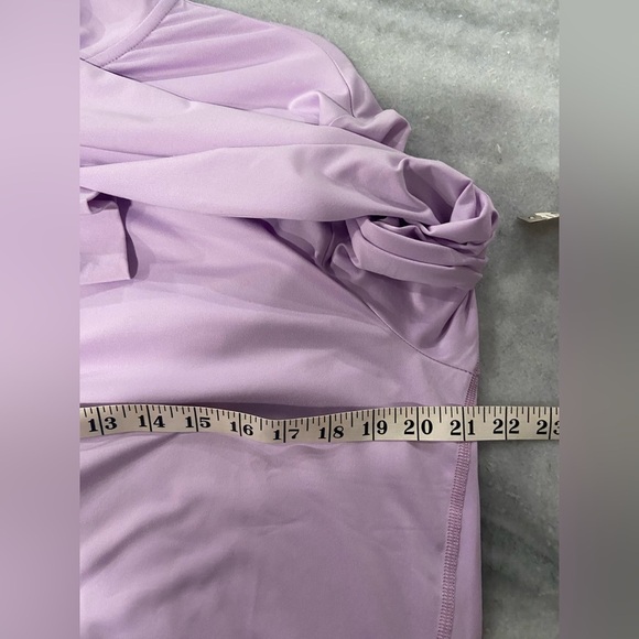 Polo Ralph Lauren Lavender Purple Quarter Zip Pullover Mock Long Sleeve Golf Top - Picture 10 of 12